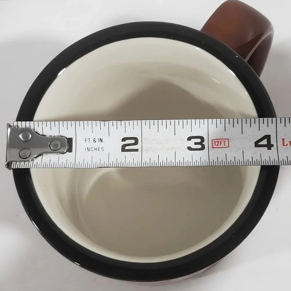 Algonquin  Park Authentic Cape Shore Souvenir Mug Brown with Bear Scene. - Picture 5 of 5